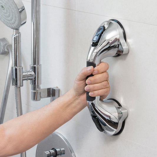 Mudza Suction Grab Bar – Bathroom Handle for Seniors, Disabled, or Injury Recovery"